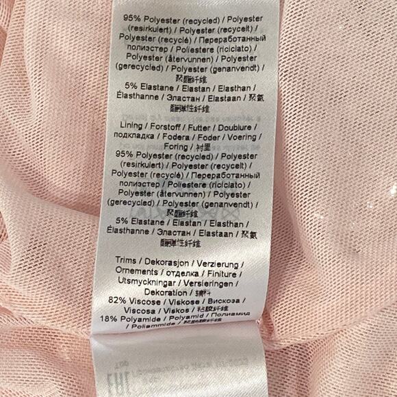 Ganni 3D Sequins Top Mauve Chalk - Picture 10 of 13